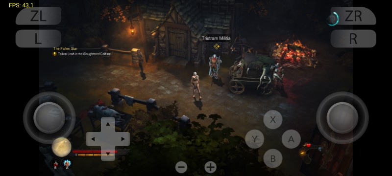 Diablo III: Eternal Collection (Samsung Galaxy S23, Qualcomm proprietary GPU driver)