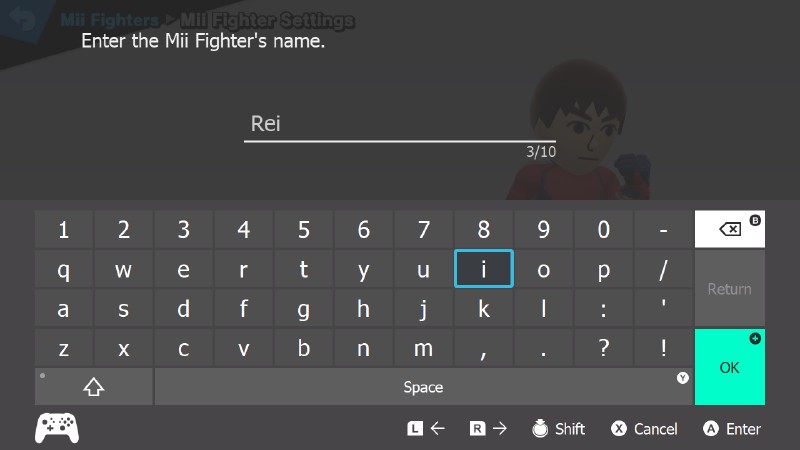 The new software keyboard layouts for each yuzu theme