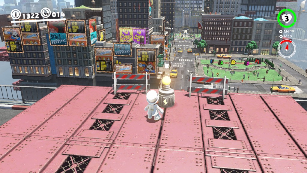  Turn the camera around and the whole city magically disappears (SUPER MARIO ODYSSEY)