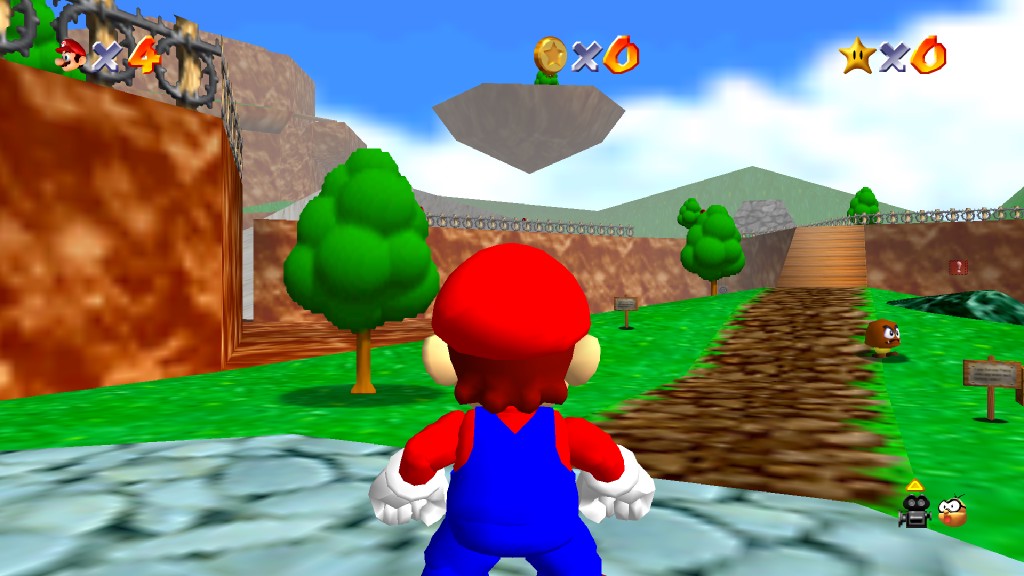  It's-a him! (Super Mario 64 homebrew)