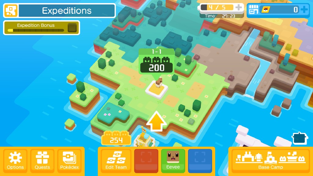  Set camp (Pokémon Quest)