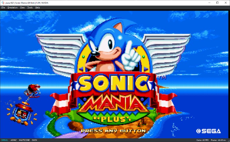 Sonic Mania, in proper pixelated format