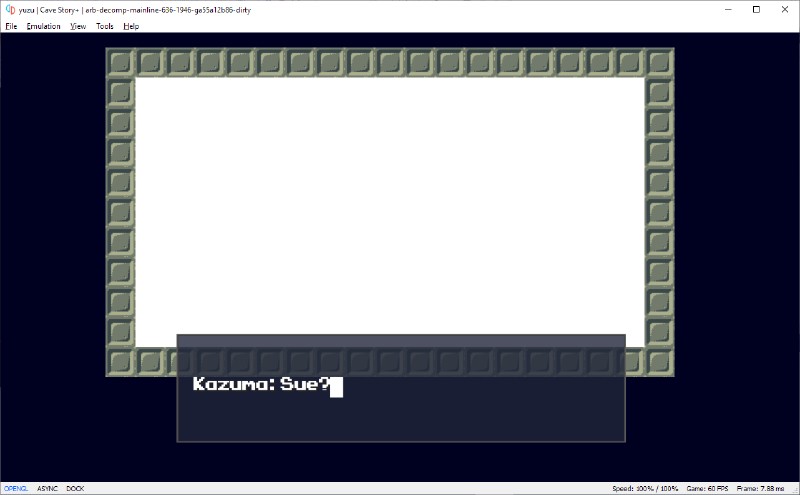 You can see the progress from simple things… (Cave Story)