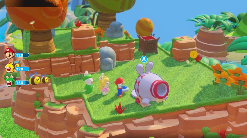 From first to last: Mario + Rabbids Kingdom Battle, Pokémon Scarlet, and Yoshi's Crafted World