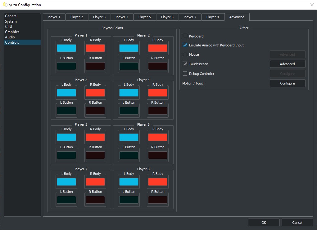  You can find this setting in Emulation > Configure... > Controls > Advanced > Emulate Analog with Keyboard Input